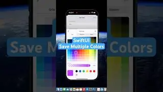 SwiftUI Save Multiple Colors | Color Picker 