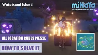 All Cubes Puzzle Watatsumi Island and How to Solve it | Genshin Impact