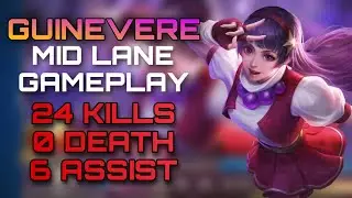 GUINEVERE MID LANE GAMEPLAY & BEST BUILD | MOBILE LEGENDS BANG BANG