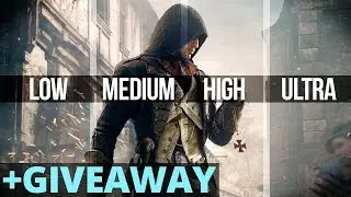 Assassins Creed : Unity Graphics Comparison - Low / Medium / High / Very High / Ultra High - PC HD