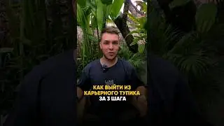 3 шага для выхода из карьерного кризиса