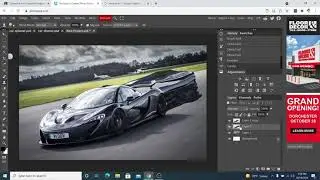Photoshop 10   Car Shatter Effect With Layer Masks and Brushes