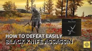How to Defeat Easily BLACK KNIFE ASSASSIN - Sainted Hero's Grave - Elden Ring