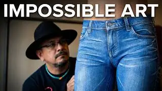 Blue Jean Body Painting with Mark Reid & BTC