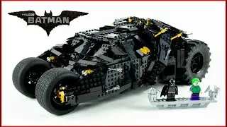 LEGO DC Comics Super Heroes 76240 Batmobile Tumbler Speed Build for Collectors - Brick Builder