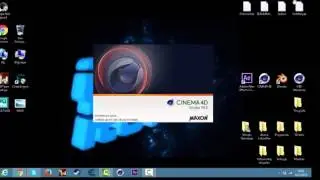 C4D İle nasıl masaüstü arka planı yapılır %100 -2  (sesli)