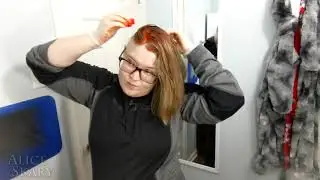 Arctic Fox Sunset Orange On Natural Blonde Hair