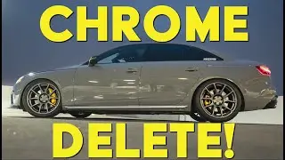 Audi S4 Chrome Delete | RS Grille & Front Splitter