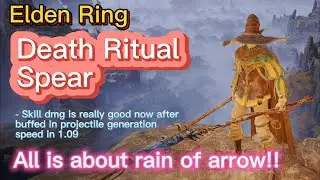 ⭐INSANE DEATH RITUAL SPEAR BUILD VS NG+ Bosses NO HIT! Elden Ring's Spearcall Ritual Build!