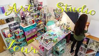 I ❤️ My New Art Space Set Up & Jennibellie's Origin Story (now she's 15!)