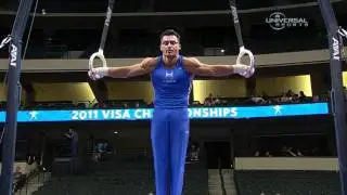 Brandon Wynn on Rings at Nationals - from Universal Sports