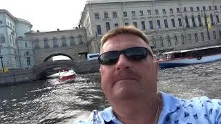 Санкт-Петербург экскурсия на кораблике часть 1