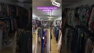 Not a charity shop, still second hand but better pricing #thrifting #secondhand #youtubechamps