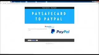 Paysafecard to Paypal fixed now(new link)