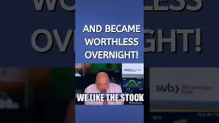 SVB stock market disaster call by CNBC Jim Cramer! #jimcramer #stockmarket #svb #stocks #fail