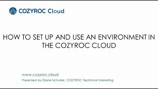 How to use an Environment in the COZYROC Cloud.The simplest way to Run SSIS in the Cloud by #COZYROC