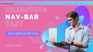 How to Create a Navigation Menu Bar | Web Development Tutorial for Beginners