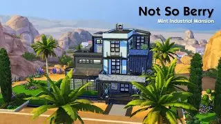MINT INDUSTRIAL MANSION | Not So Berry Gen 1 | Sims 4 Speed Build