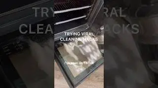 MORE VIRAL CLEANING HACKS from tiktok! The oven cleaning tip 😳 #shorts #cleaninghacks #cleaningtips