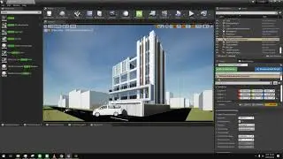 建築3D 鏡頭垂直校正 Vertical Shift Lens Unreal Engine