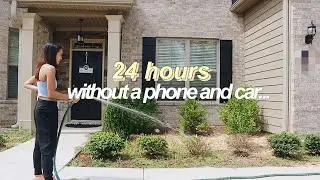 I went 24 hours without a phone and car...