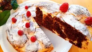 Шоколадно-творожно-сырный пирог! Оторваться невозможно!😋