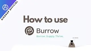 How to use Burrow cash and earn early rewards by depositing stablecoins.