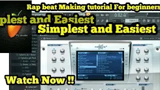 Trap hiphop rap beat making tutorial for beginners ( Simplest and making beat in fl studio 20 ) 1mil