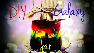 Galaxy Kavanoz Süsleme | DIY - GALAXY JAR