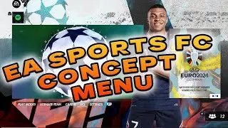 EA Sports FC Main Menu Concept Art - EA Sports FC 24 Concept