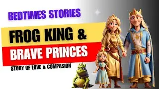 Frog King & a brave Princess; story of love & compassion. bedtimes stories, 5 minute bedtimes story