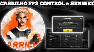 (2024) A7 CARRILHO FPS SENSITIVITY CODE 3.4/ A7 CARRILHO FPS CONTROL CODE 3.4/ GAMING CODE