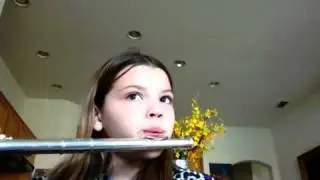 Jolly Old Saint Nicholas on the flute