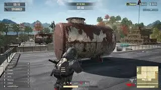 My first TPP battle on Periverka PUBG with the bois