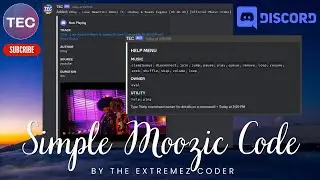 SIMPLE MOOZIC BOT CODE | LAVALINK PLAYER | Without Coding | 