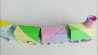 How to make an Origami Toys: train