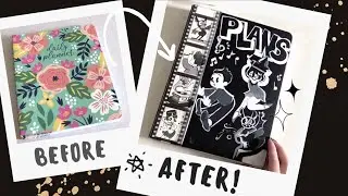 Giving This Boring Planner a 1930s Cartoon Makeover! ft. speedpaint, updates, future plans :)