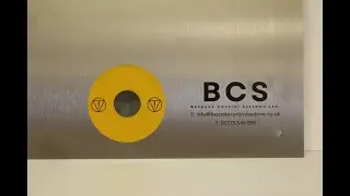 Deep etching stainless steel with the laser to etch system