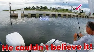 Freaked out when he caught this!