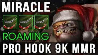 Dota 2 Miracle Pudge - Pro Hook 9K MMR