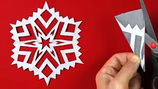Paper Snowflakes - Easy Paper Snowflakes - How to make Snowflakes out of paper