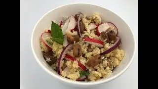 Салат с булгуром и бобами | Пп рецепт с булгуром