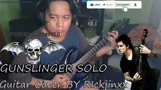 Avenged Sevenfold - Gunslinger Guitar Solo Cover By @Rickjinxx