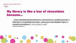 My library rocks because...
