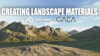 How to Create Terrains With Custom Materials in Blender