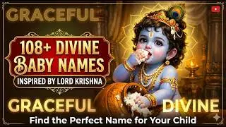 Baby Names Inspired by Lord Krishna - 50 Hindu and Vedic Boy baby names @Jothishi  #harekrishna