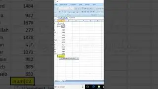 sum formula in excel
