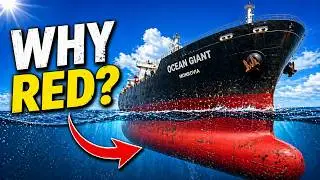 Why Are Ships RED Below Water? (It’s Not What You Think)