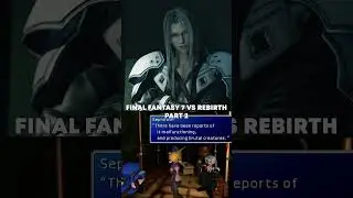 Final Fantasy 7 Rebirth Vs Original Nibelheim Flashback Truck Part 2 #FinalFantasy7Rebirth #Shorts