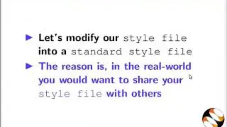 Writing Style Files in LaTeX - English